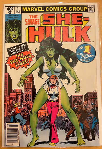 She Hulk 1 Newsstand edition