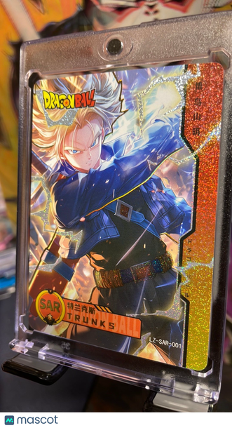2025 Dragon Ball CCG Box Topper Trunks SSP Refractor Serial 224/388 LZ-SAR-001 Trading Card