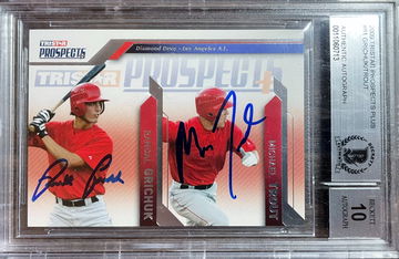 Mike Trout Signed Auto Autograph 2009 Tristar