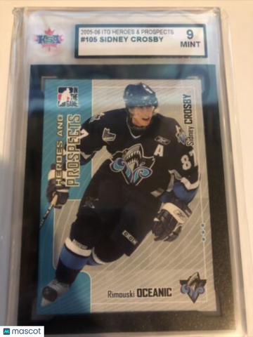 2005-06 In the Game Heroes and Prospects Sidney Crosby #105 Rookie KSA 9