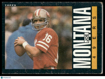 1985 Topps Joe Montana #157