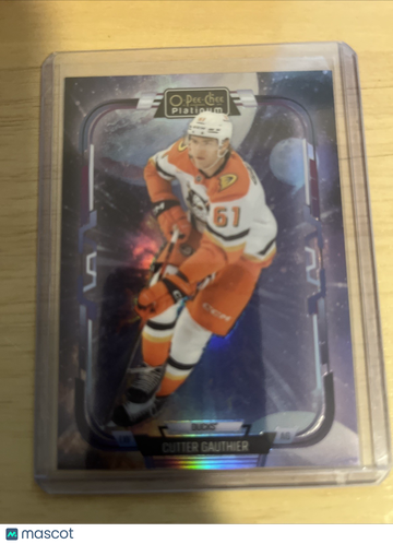 2025-26 O-Pee-Chee Platinum Cutter Gauthier #140 Cosmic Rookie