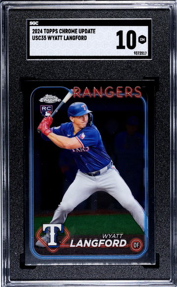 2024 Topps Chrome Update #USC35 Wyatt Langford SGC 10