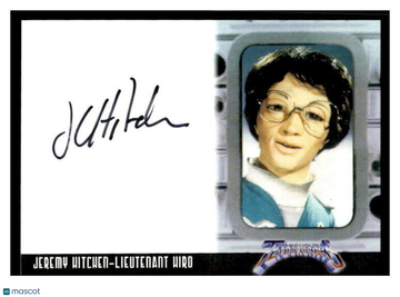 2022. Unstoppable Cards Terrahawks Jeremy Hitchen Autograph Card #JH2
