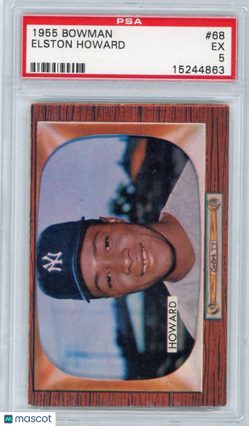 1955 Bowman Elston Howard #68 PSA 5
