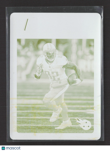 2017 Panini Plates & Patches Delanie Walker #286 Yellow Printing /1 Printing Plate