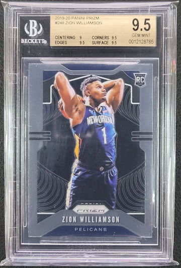 Zion Williamson Prizm BGS 9.5