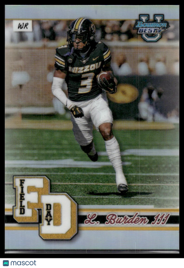 2024 Bowman University Best Luther Burden III #FD-6 Field Day