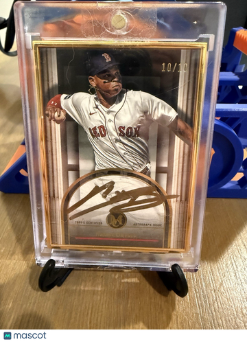 2024 Topps Museum Collection Rafael Devers Gold Framed