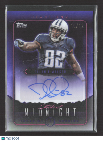2024 Topps Midnight Stroke of Midnight Delanie Walker #SMA-DW Purple /12
