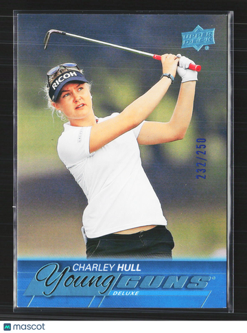 2026 Upper Deck Golf Young Guns Deluxe Charley Hull #135 /250