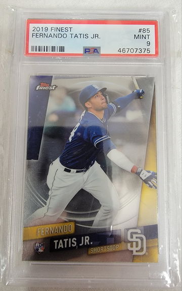 2019 Topps Finest Fernando Tatis Jr PSA 9