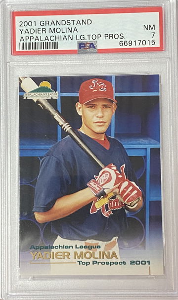 2001 GRANDSTAND APPALACHIAN LEAGUE TOP PROSPECT YADIER MOLINA