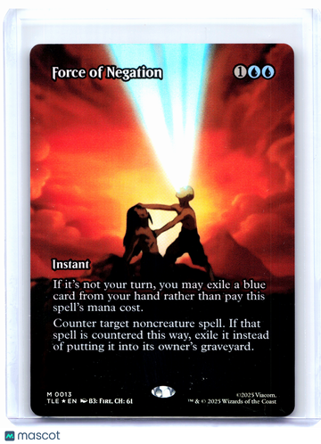 Avatar: The Last Airbender Eternal Force of Negation (Borderless) Foil Mythic #0013