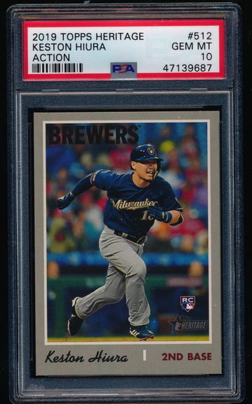 Keston Hiura 2019 Heritage Action RC