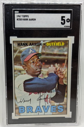 1967 Topps Hank Aaron #250 SGC 5
