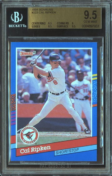1991 Donruss #223 Cal Ripken BGS 9.5