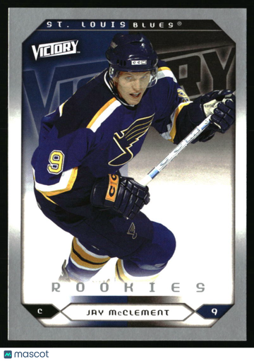 2005-06 Upper Deck Jay McClement #256 2005-06 Upper Deck Victory Update St. Louis Blues