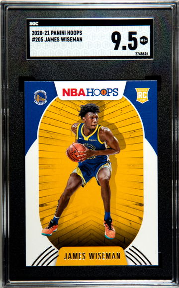2020-21 Panini Hoops #205 James Wiseman SGC 9.5