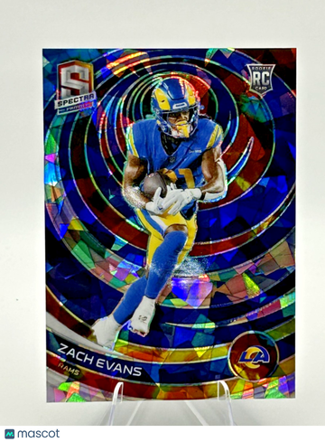 2023 Panini Spectra Zach Evans #200 Astral Prizm Parallel/Variety Rookie Base Set