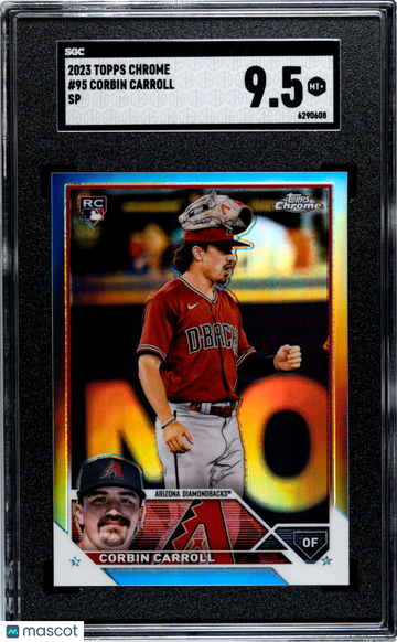 2023 Topps Chrome Corbin Carroll #95 Image Var. SGC 9.5