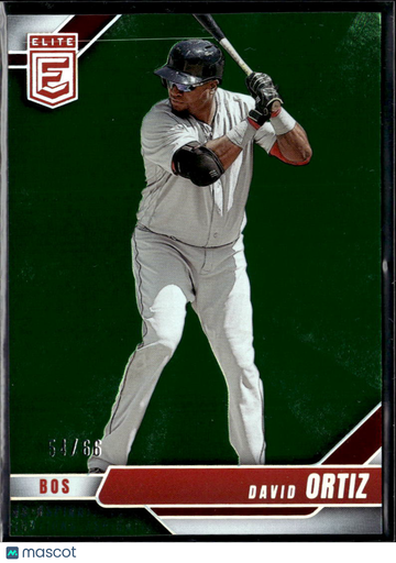 David Ortiz 2026 Panini Donruss Elite Green /86 Boston Red Sox