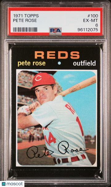 1971 Topps Pete Rose #100 PSA 6