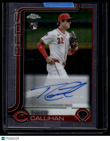 2025 Topps Chrome Update Tyler Callihan #AC-TC Chrome Update Autographs AU