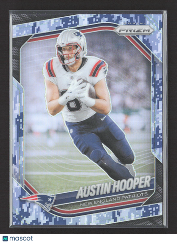 2025 Panini Prizm Austin Hooper #265 Blue Camo