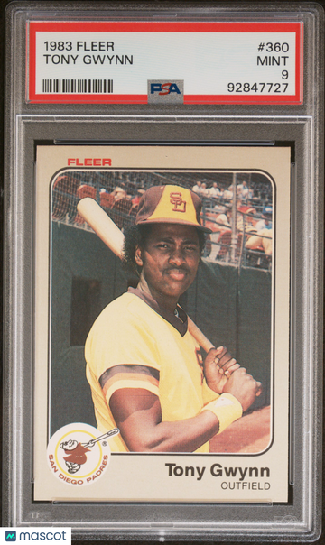 Tony Gwynn 1983 Fleer PSA 9
