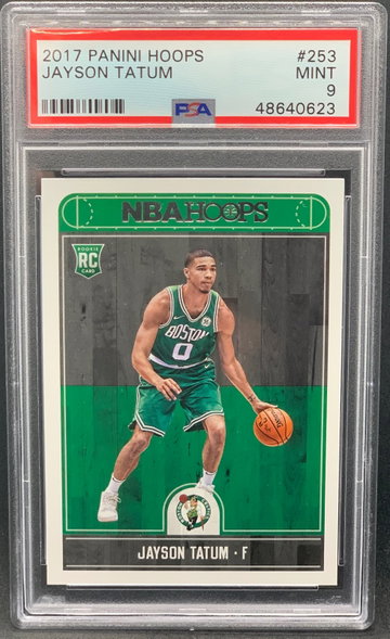 Jayson Tatum 2017 Panini Hoops PSA 9