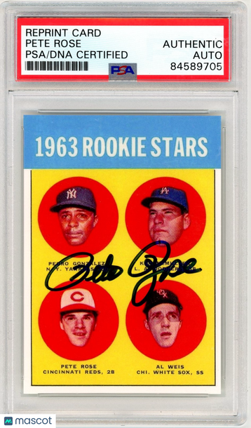 1963 Pete Rose PSA A Auto A