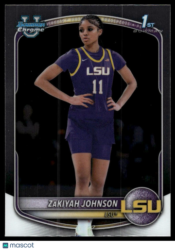 2025-26 Bowman ZaKiyah Johnson #BCP-73 Chrome Prospects