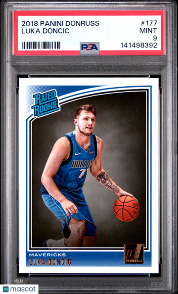 2018 Panini Donruss Luka Doncic #177 PSA 9