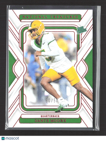 2025 Panini National Treasures Collegiate Dante Moore #48 /50