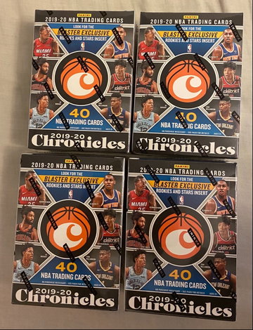 4X 2019-20 Chronicles Basketball Blaster Boxes