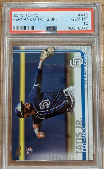 2019 Topps Series 2 Fernando Tatis Jr. 410 PSA 10
