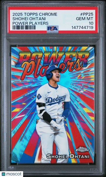 2025 Topps Chrome Power Players Shohei Ohtani #PP25 PSA 10