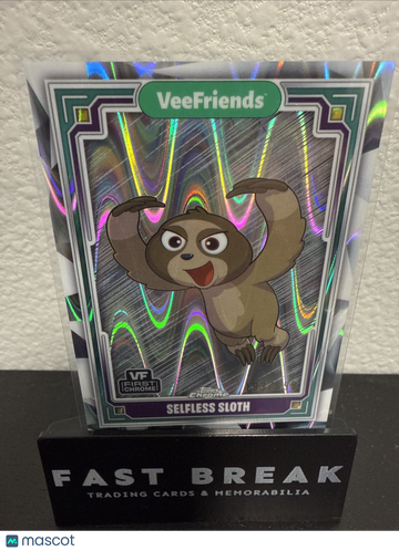 2025 Topps Chrome Veefriends Selfless Sloth 30 Ray wave /199