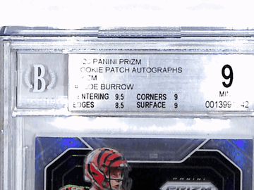 2020 Panini Prizm Joe Burrow #1 BGS 9 Auto 10