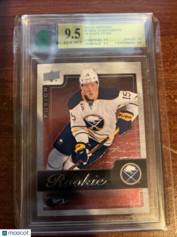2015-16 Upper Deck Fusion Jack Eichel Rookie MNT 9.5