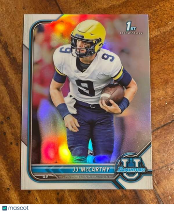 2021-22 Bowman University - Chrome Refractors JJ McCarthy #39