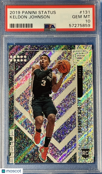 2019 Panini Status Keldon Johnson #131 Rookie PSA 10