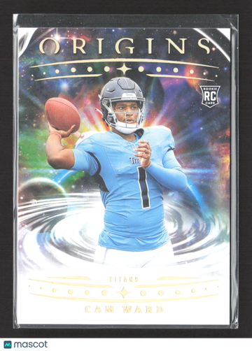 2025 Panini Origins Football Cam Ward #143 RC