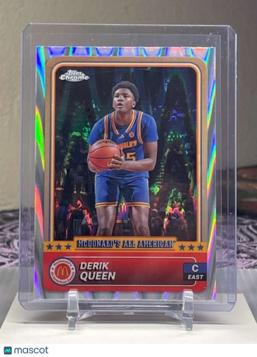 2024 Topps Chrome McDonald's All-American - RayWave Refractor Derik Queen #32