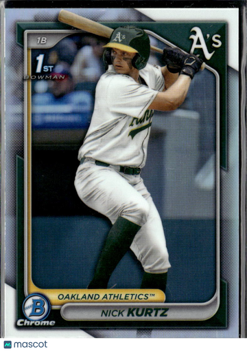 2024 Bowman Chrome Draft Nick Kurtz #BDC-56 Refractor