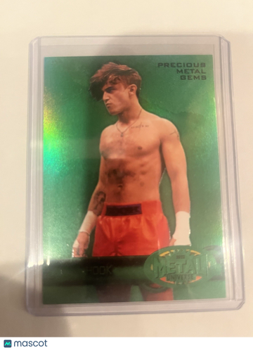 2022 Skybox Metal Universe AEW All Elite Wrestling Hook Precious Metal Gems Green Parallel/Variety Insert