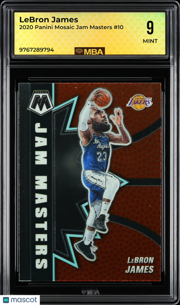 2020 Panini Mosaic Jam Masters LeBron James #10 MBA 9
