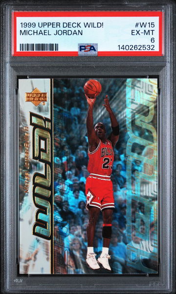 1999 Upper Deck Wild! Michael Jordan #W15 PSA 6