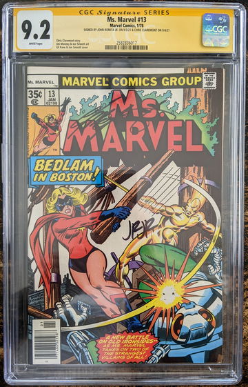 Ms. Marvel #13 CGC 9.2 Signature Series